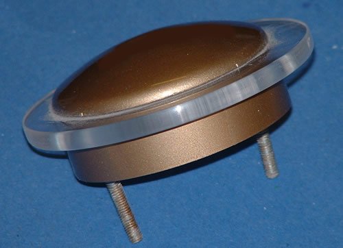 The completed dalek dome light